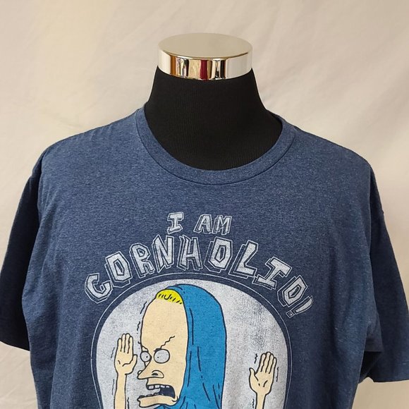 2012 MTV Beavis and Butthead XXL I Am The Great Cornholio Mike Judge T-Shirt - Picture 2 of 9